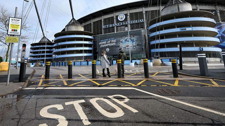The Government and the Premier League have urged supporters not to congregate outside stadiums which are hosting behind-closed-doors matches