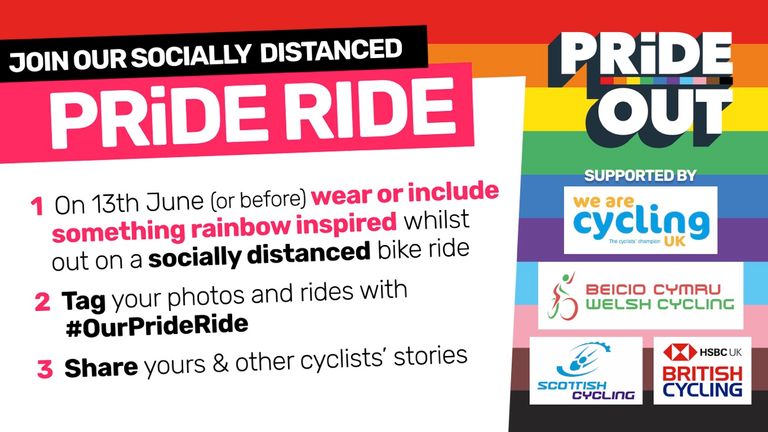 Our Pride Ride, cycling