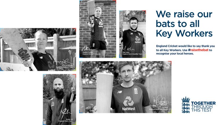 #raisethebat Test series