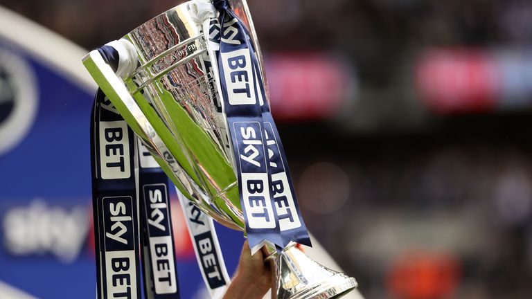 League One Play-off trophy