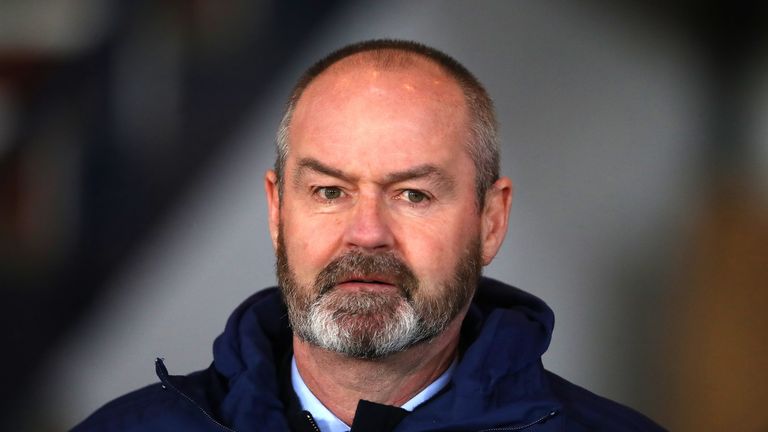 Scotland head coach Steve Clarke says Billy Gilmour's game-time will dictate if he is called up or not