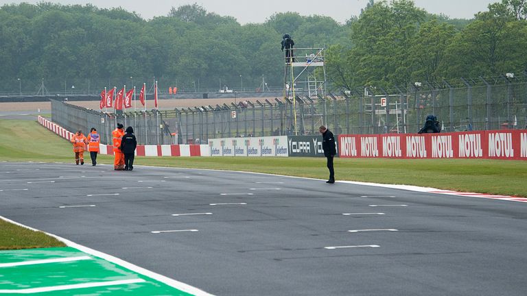 Godfrey, 25, collided with another rider at Donington Park on Sunday