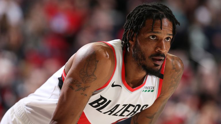 Trevor Ariza in action for the Portland Trail Blazers