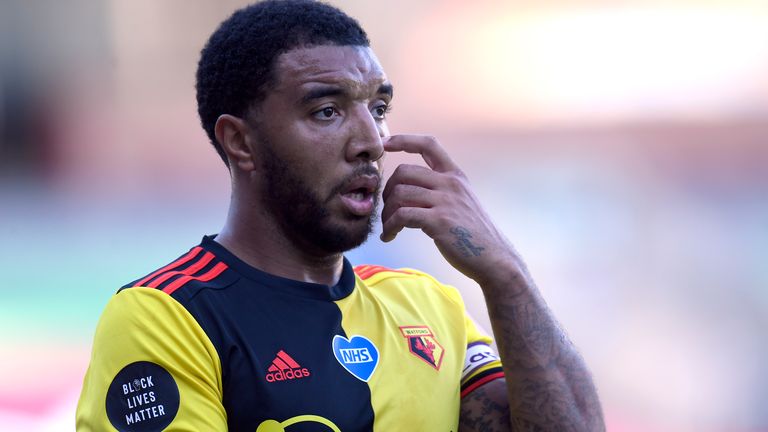 Watford's Troy Deeney during the Premier League match at Turf Moor, Burnley. 