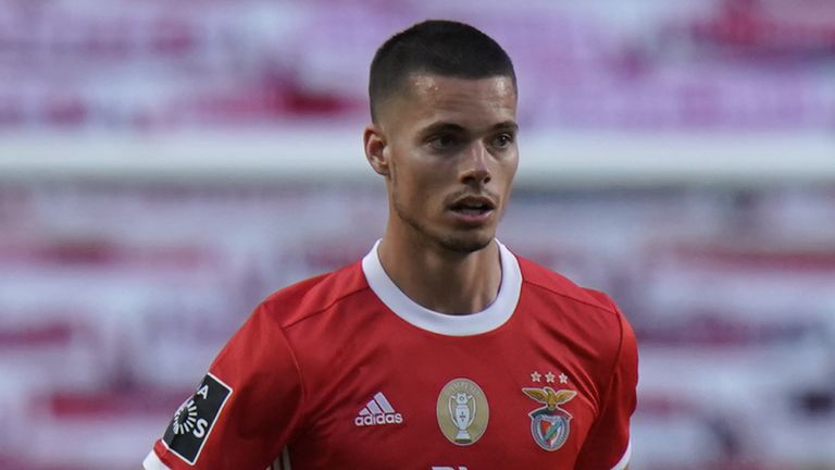 Julian Weigl (pictured) and Andrija Zivkovic were hit with glass when the Benfica team bus was attacked with stones