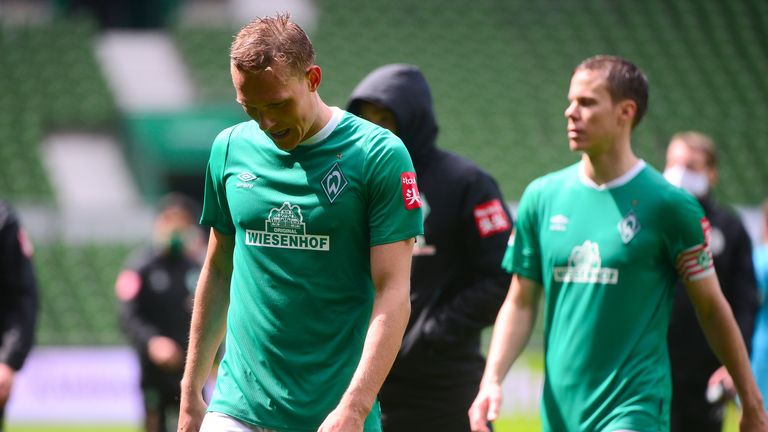 Werder Bremen sit second bottom of the Bundesliga, six points from safety, after their defeat to Wolfsburg