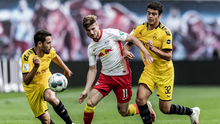 Timo Werner fired a blank as RB Leipzig were beaten by Dortmund