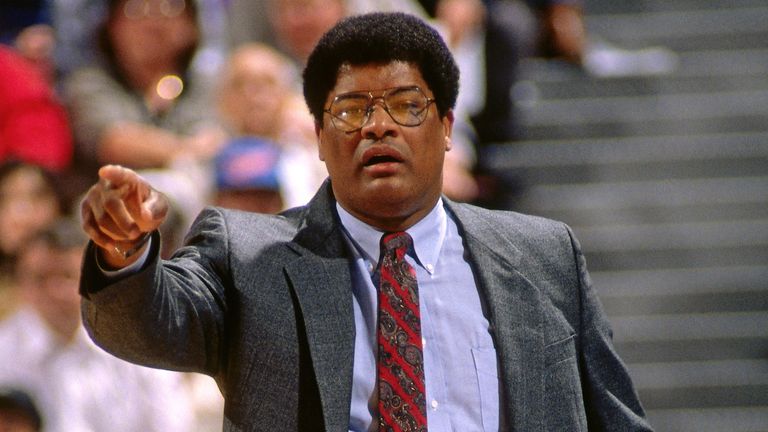 Wes Unseld during his coaching tenure with the Bullets