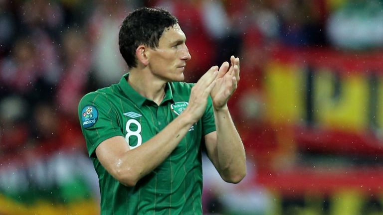 Keith Andrews after a 4-0 loss to Spain in Ireland's second group game at Euro 2012.