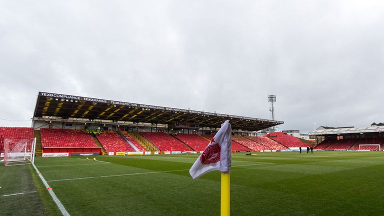 McInnes says Aberdeen expect that full crowds will not be allowed back at Pittodrie until at least January 2021