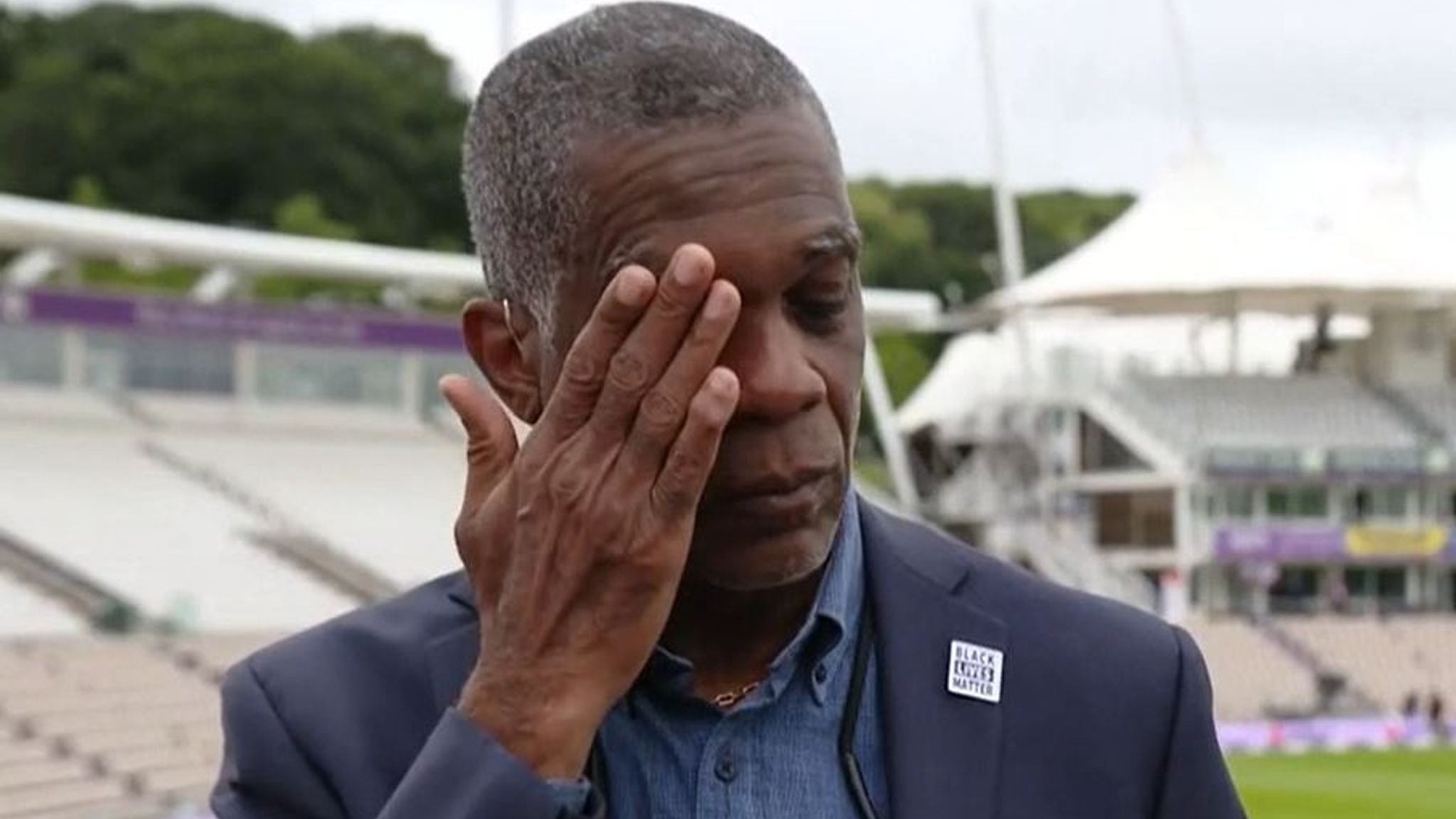 Michael Holding breaks down while discussing racism his parents ...