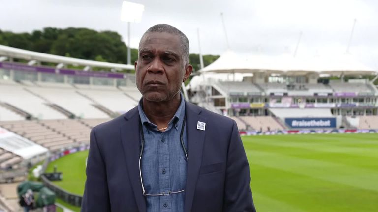 Former West Indies cricketer Michael Holding broke down in tears on camera while discussing the racism his parents faced in the past