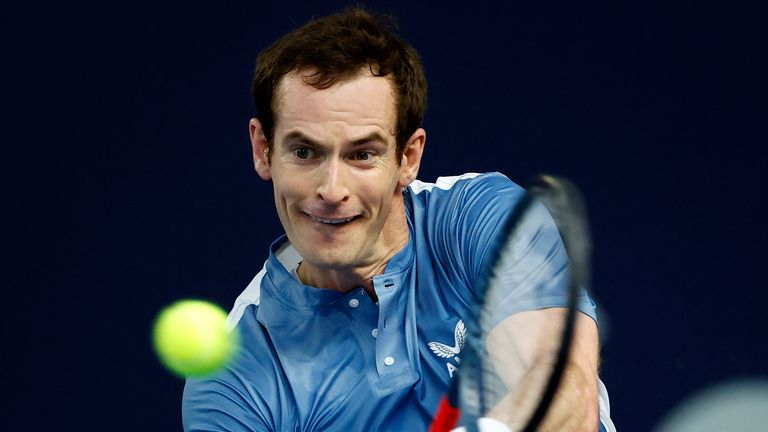 Andy Murray returned to action last month in the Battle of the Brits tournament organised by his brother Jamie