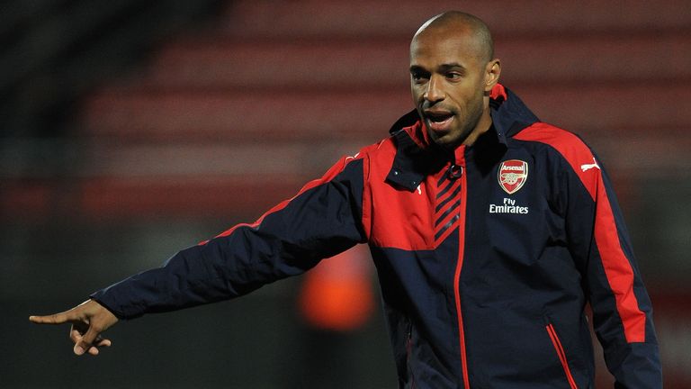 Thierry Henry has had an influence on Bukayo Saka's development at Arsenal