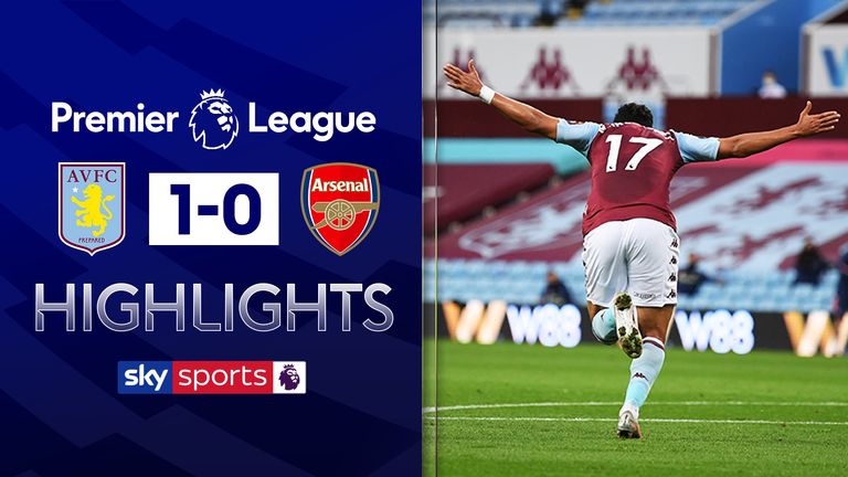 Aston Villa v Arsenal highlights