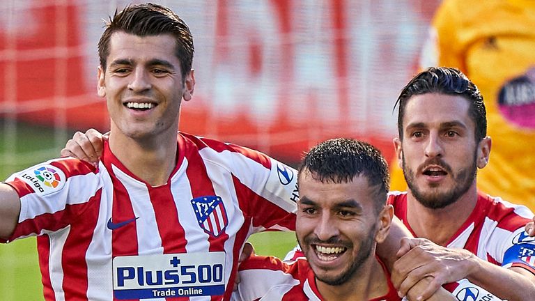 Alvaro Morata scored for Atletico Madrid on Tuesday