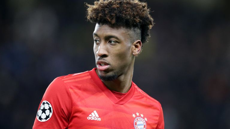 Kingsley Coman is on a shortlist of transfer targets for Manchester United this summer