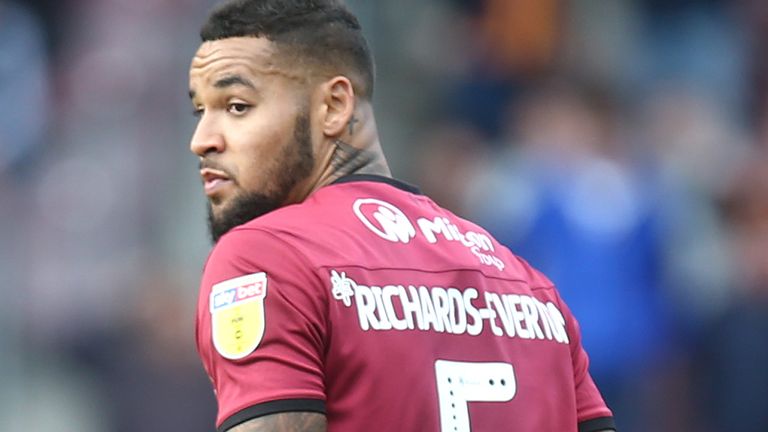 Ben Richards-Everton of Bradford City in action during the Sky Bet League Two match between Bradford City and Northampton Town at Utilita Energy Stadium on September 07, 2019