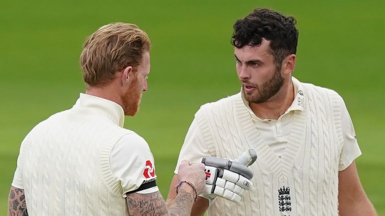 Ben Stokes and Dom Sibley, England, Test vs West Indies at Old Trafford