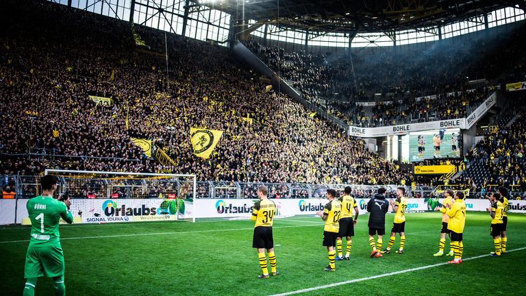 Dortmund&#39;s yellow wall 