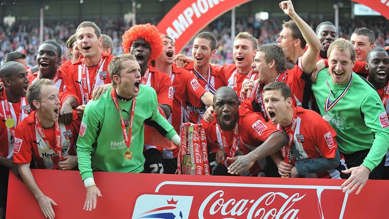 Brentford lifted the League Two title in May 2009