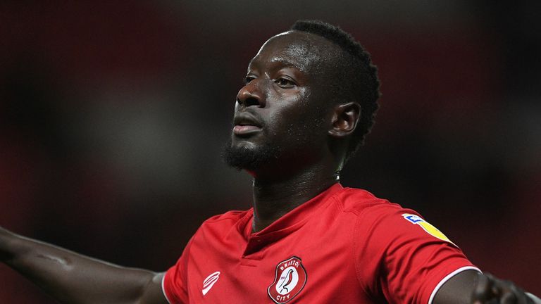 Famara Diedhiou hit the post from the spot in Bristol City's 1-0 loss to Swansea City
