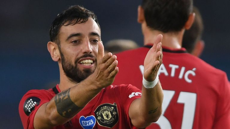Bruno Fernandes is Manchester United's 'main main', according to Dean Smith
