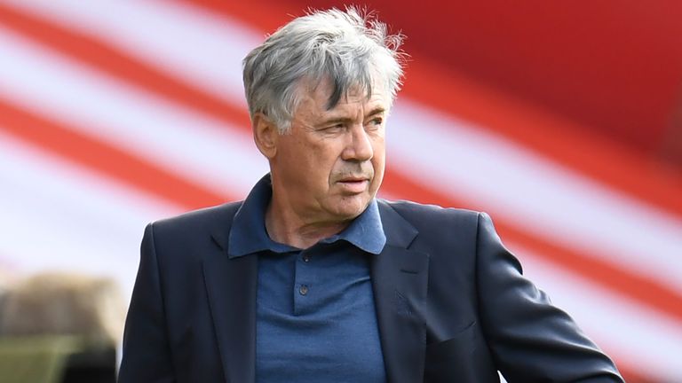 Everton manager Carlo Ancelotti is looking towards a strong 2020/21 season