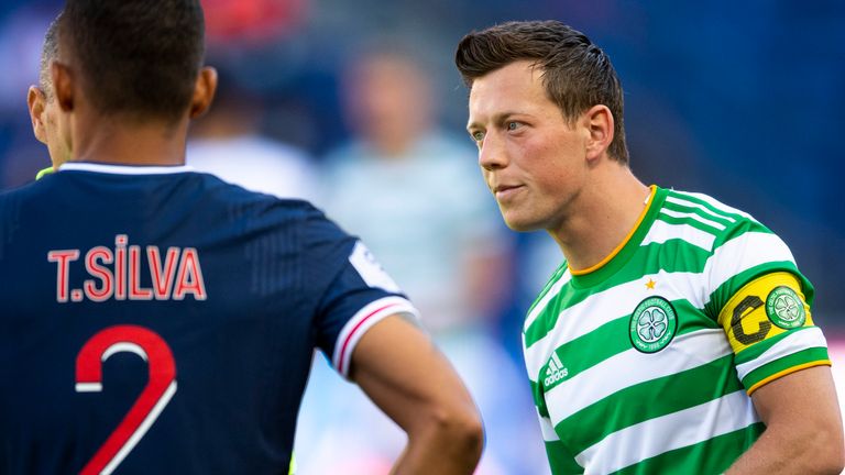 Callum McGregor took the armband in the absence of Scott Brown