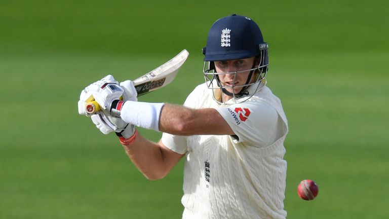 England captain Joe Root hit an unbeaten half-century in the third Test