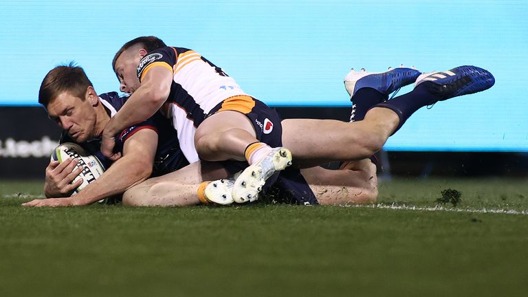  Dane Haylett-Petty scores for the Rebels