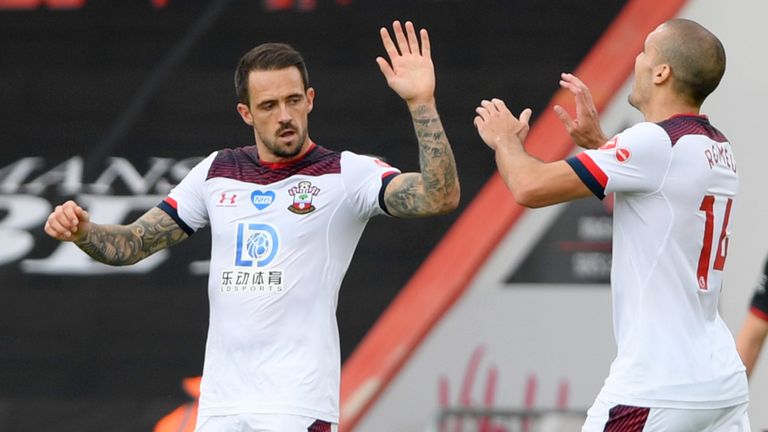 Danny Ings was on target again as he put Southampton ahead against Bournemouth