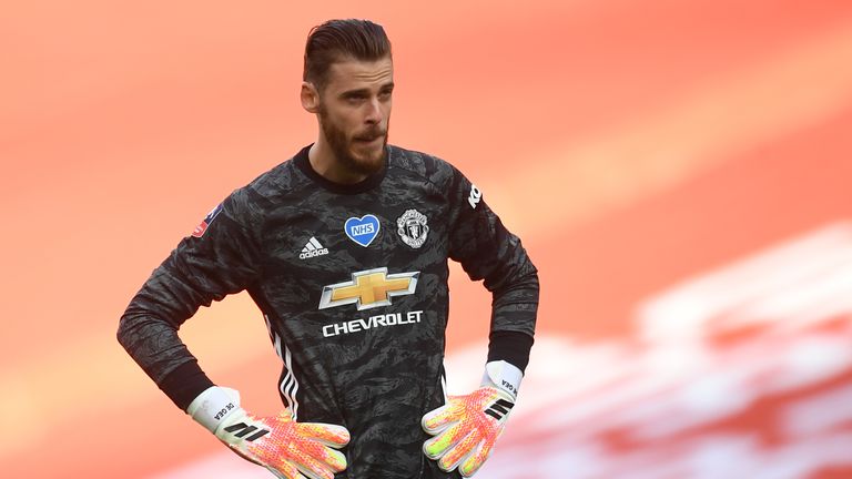 Manchester United goalkeeper David De Gea was at fault for Chelsea's second goal