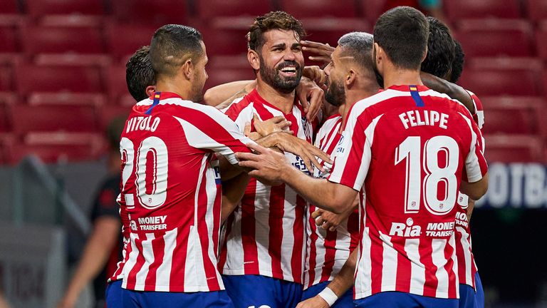 Diego Costa scored Atletico Madrid's winner                        