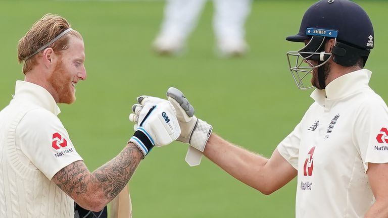 Dom Sibley and Ben Stokes