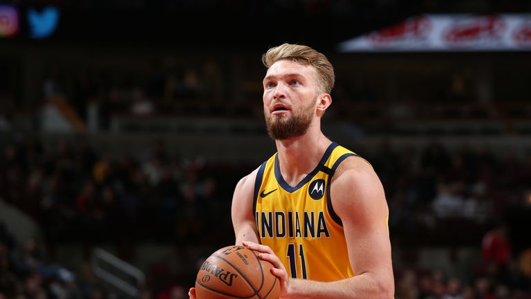 Indiana Pacers centre Domantis Sabonis could miss the rest of the NBA season 