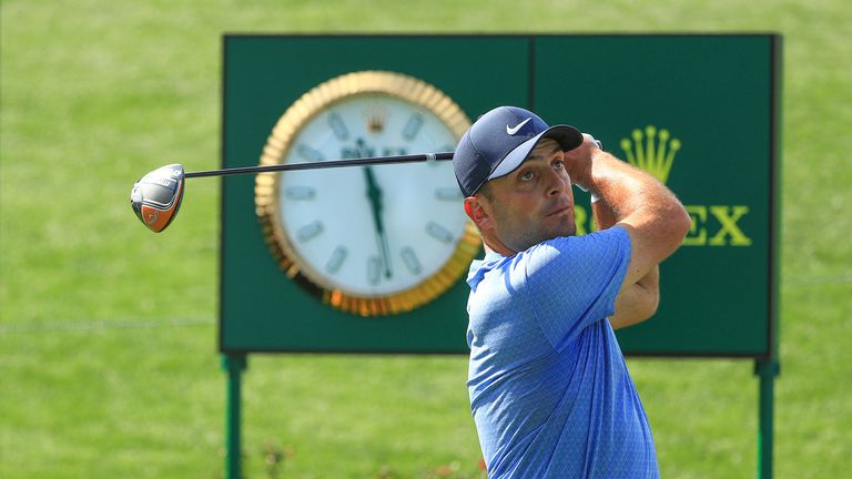 Francesco Molinari in action in March before the sport's stoppage