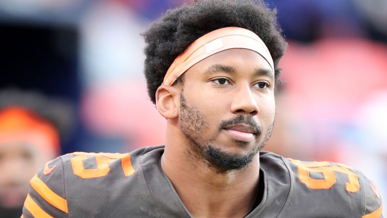 Myles Garrett&#39;s extension reportedly contains $100m in guarantees, the most ever for a defensive player 
