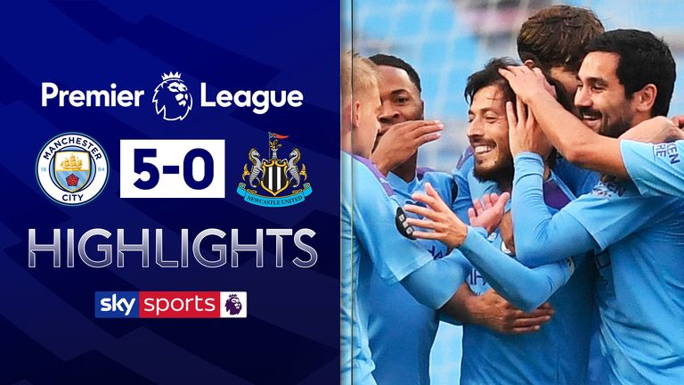 Man City v Newcastle Highlights