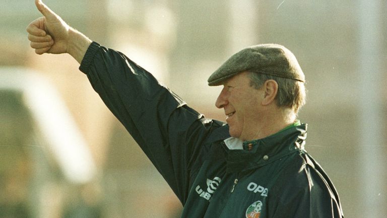 Charlton managed the Republic of Ireland for 10 years between 1986 and 1996