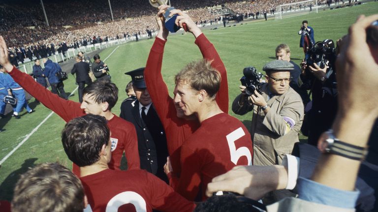 Charlton was a member of the England team that won the 1966 World Cup on home soil