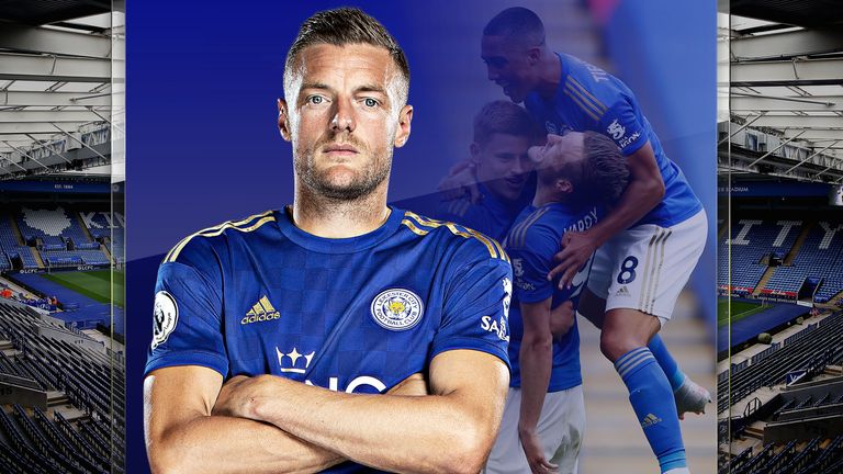 Leicester City striker Jamie Vardy has joined the Premier League 100 club