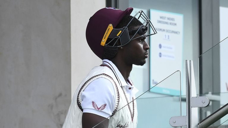 Jason Holder, West Indies captain, Test vs England at Old Trafford