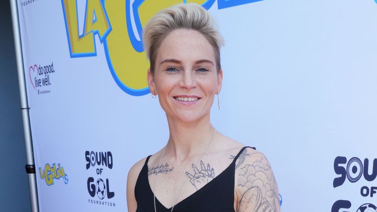 LOS ANGELES, CALIFORNIA - OCTOBER 12: Jess Fishlock attends the LaGolda special short film screening of "Game Changer" at Harmony Gold Theatre on October 12, 2019 in Los Angeles, California. (Photo by JC Olivera/Getty Images)