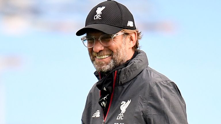 Liverpool manager Jurgen Klopp before the Premier League match at the Etihad Stadium