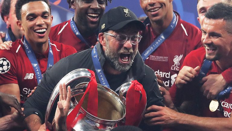 Liverpool beat Tottenham in the Champions League final last year