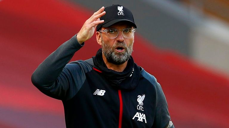 Jurgen Klopp cut a frustrated figure as the champions were held by Burnley
