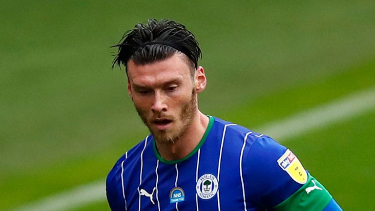 Kieffer Moore's 33rd-minute strike sealed the win for Wigan at the DW Stadium