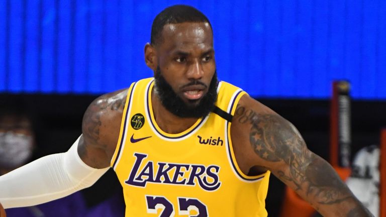 Lebron James And Kyle Kuzma Excel In Lakers Scrimmage Win Over Magic Nba News Sky Sports