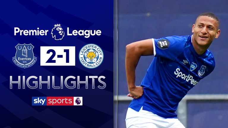Everton 2 1 Leicester Richarlison And Gylfi Sigurdsson Add To Foxes Top Four Fears Football News Sky Sports